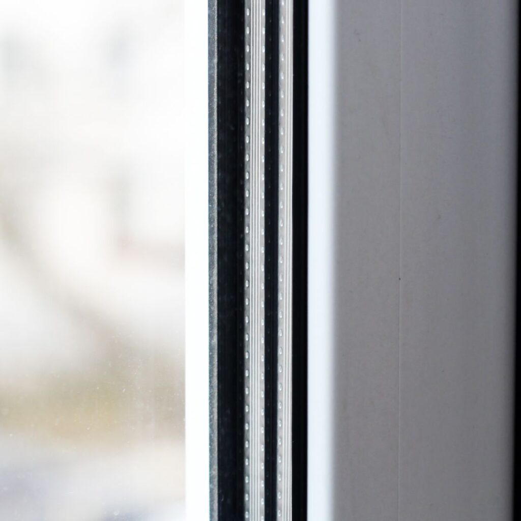 White Double-Glazed Window